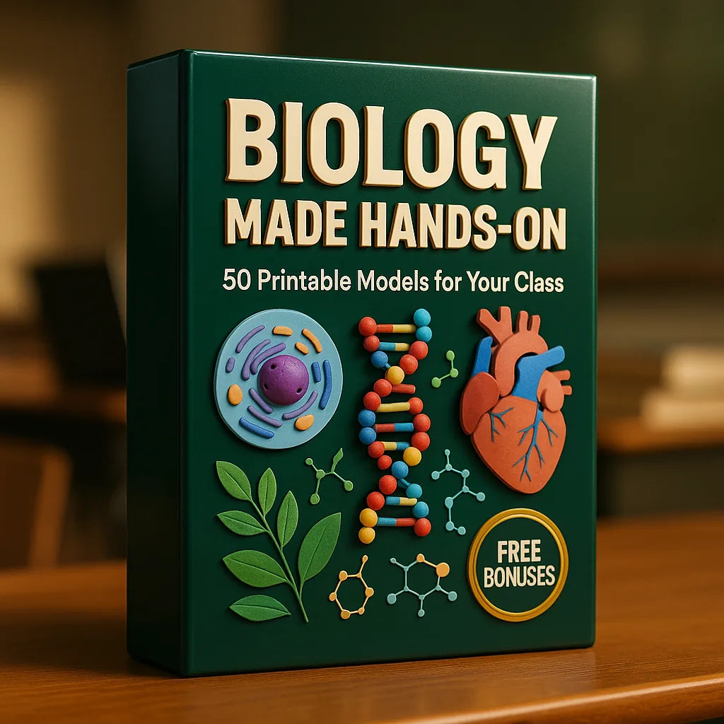 Biology Made Hands-On — 50 printable models
