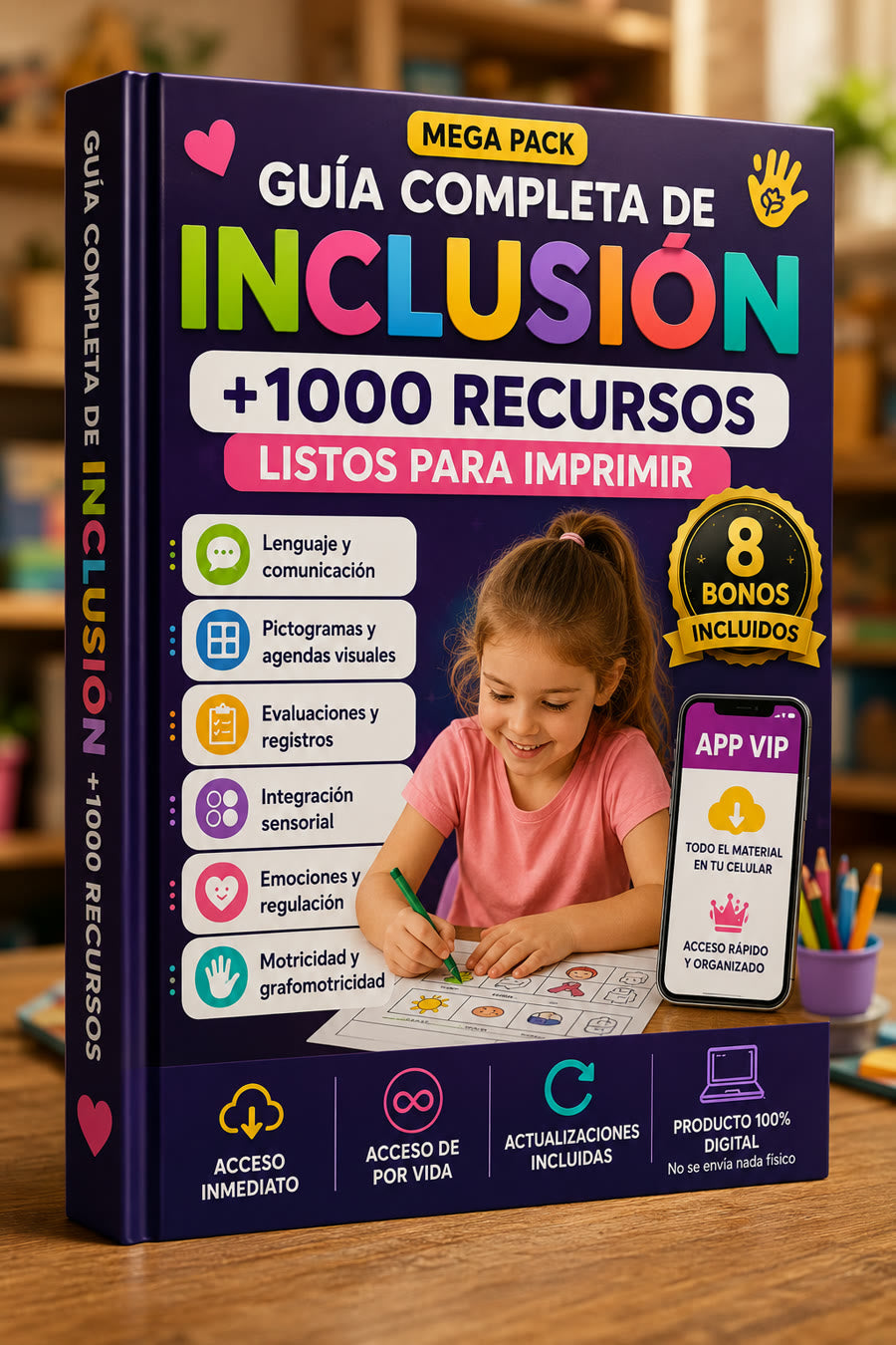 Guía Completa de Inclusión — +1000 recursos listos para imprimir